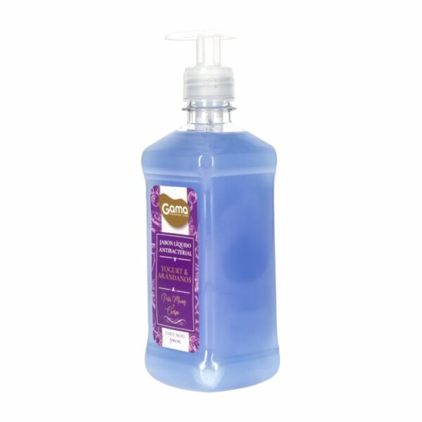 Jabón Líquido Antibacterial Fragancia De Yogurt Y Arándanos GAMA 500 Ml - Imagen 4