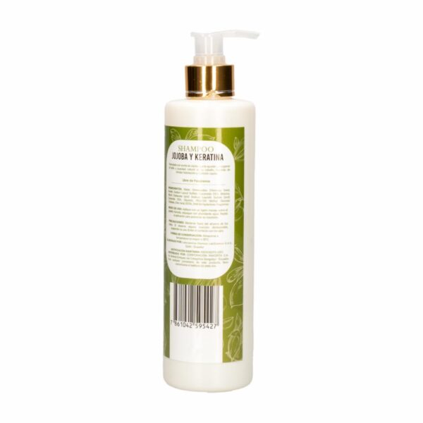 Shampoo De Cabello Con Jojoba Y Keratina GAMA 400 Ml - Imagen 2