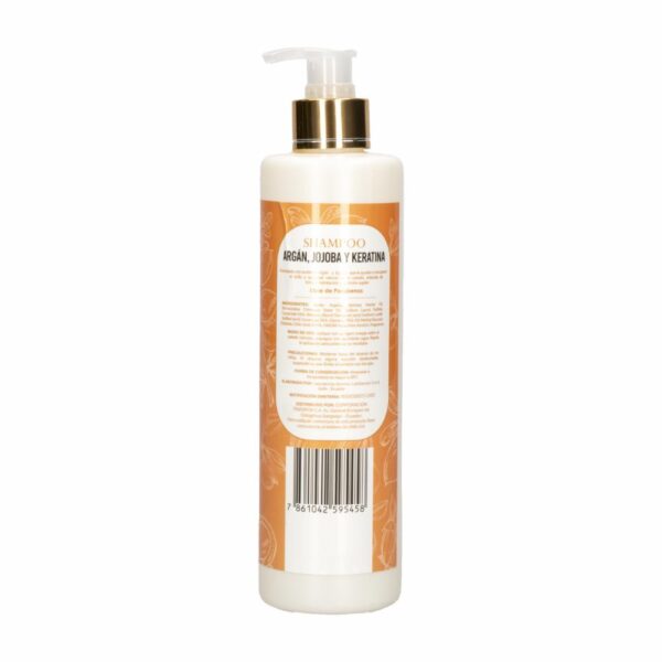 Shampoo De Cabello Con Argán Jojoba Y Keratina GAMA 400 Ml - Imagen 2