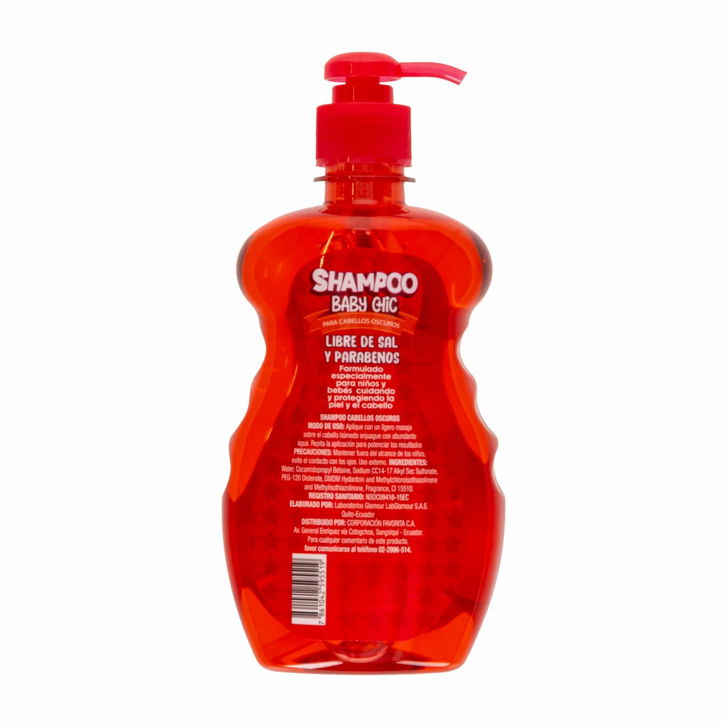 Shampoo Para Bebe Cabello Oscuro GAMA 500 Ml - Imagen 2