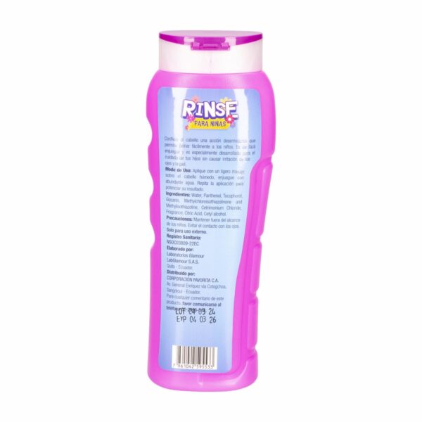 Acondicionador De Cabello Para Niñas Pantenol Y Vitamina E GAMA 400 Ml - Imagen 2