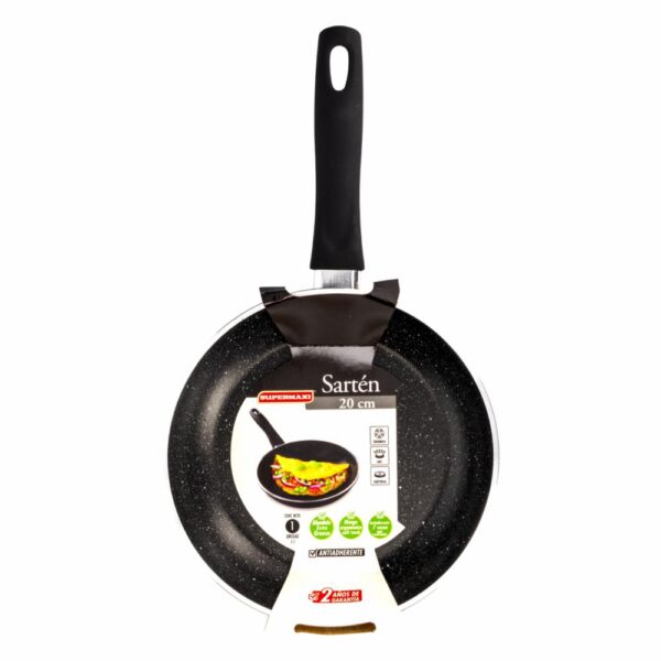 Sartén Forjado Color Negro Brillante SUPERMAXI 20 Cm - Imagen 4