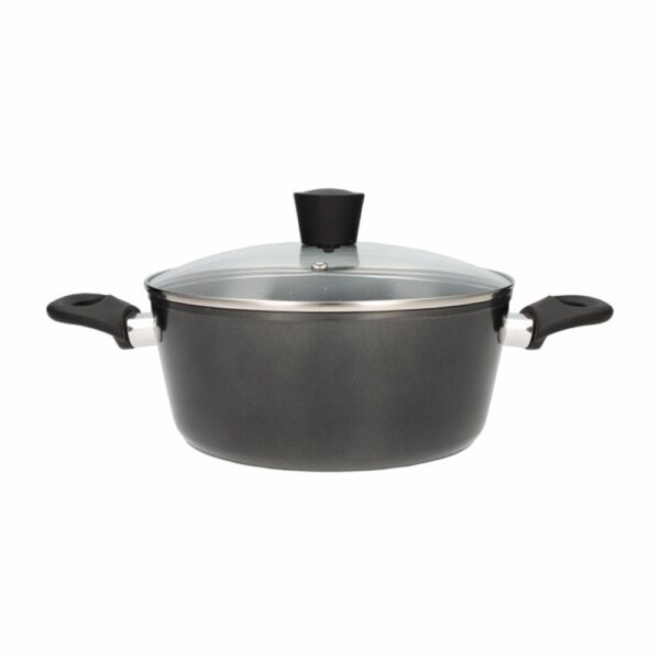Olla Forjada Color Negro Brillante SUPERMAXI 24 Cm - Imagen 2