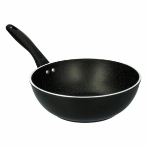 Wok Forjado Color Negro Brillante SUPERMAXI Unidad
