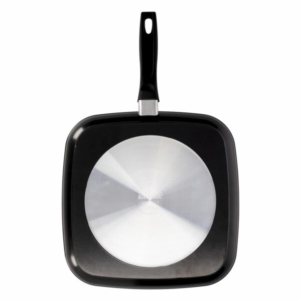 Asador Cuadrado Negro Brillante SUPERMAXI Unidad - Imagen 2