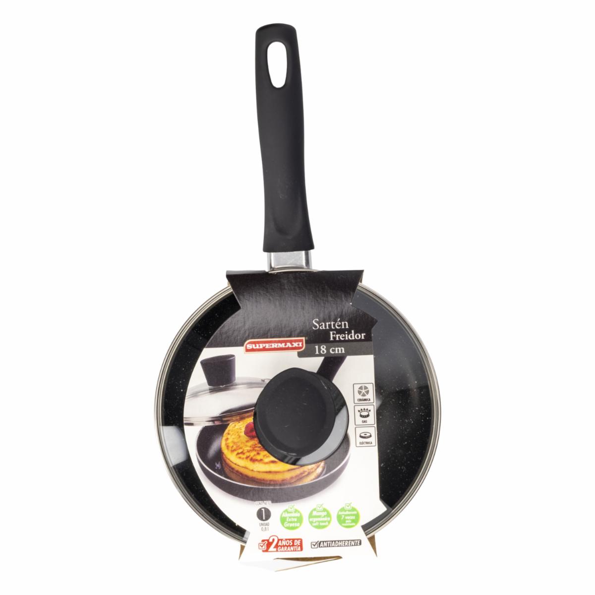 Freidora De Huevos Negro Brillante SUPERMAXI Unidad - Imagen 4