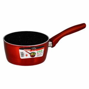 Perol Forjado Para Inducción Color Rojo Brillante SUPERMAXI 16 Cm