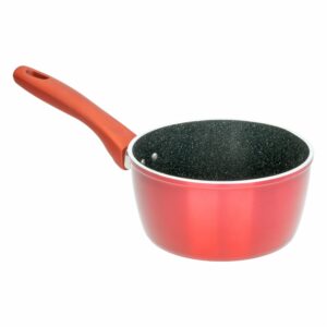 Perol Aluminio Fojado Inducción Rojo Brillante SUPERMAXI 16 Cm