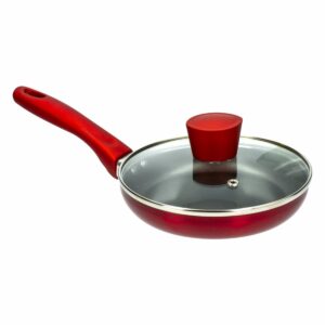 Freidora De Huevos Rojo Brillante De Induccion SUPERMAXI Unidad