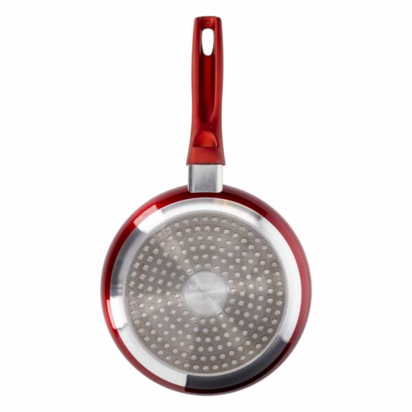 Freidora De Huevos Rojo Brillante De Induccion SUPERMAXI Unidad - Imagen 2