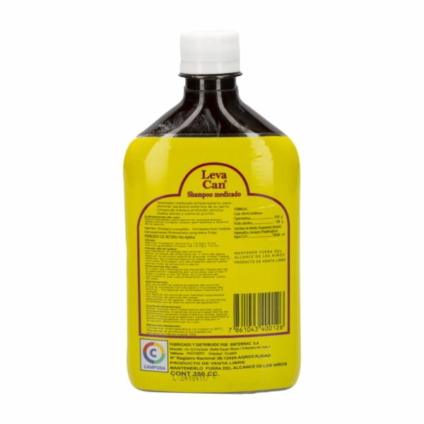 Shampoo De Mascotas LEVA CAN 350 Ml - Imagen 2