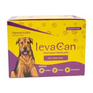 Shampoo Medicado Levacan Fipronil Sachet X 26 LEVA CAN 780 ml