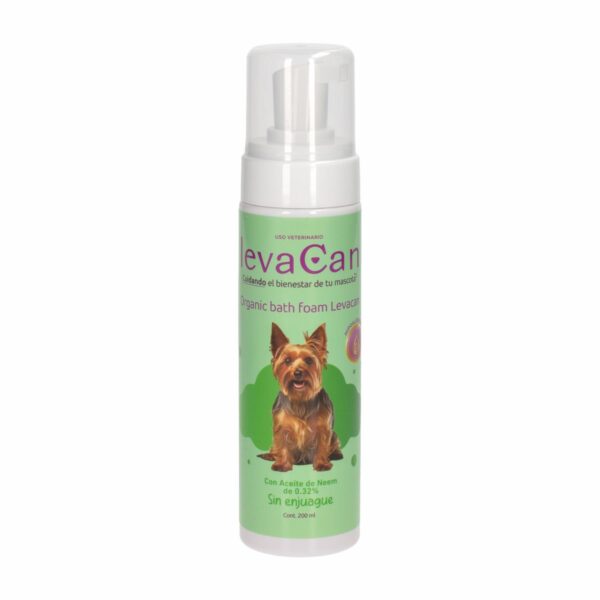 Bath Foam Para Mascotas Con Aceite De Neem LEVA CAN Unidad