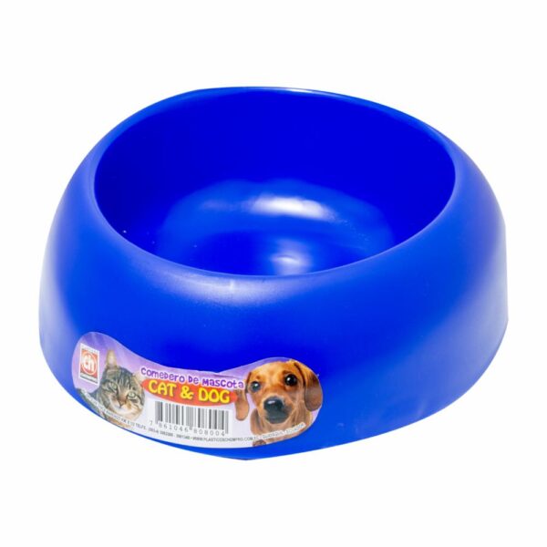 Comedero Para Mascota Gatos Y Perros PLASTICOS CHEMPRO L: 18,5 H:7,5 A:7,5 - Imagen 3