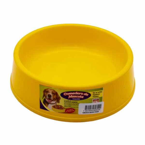 Comedero Para Mascota Pequeño PLASTICOS CHEMPRO 20,5 Cm X 5,5 C - Imagen 2