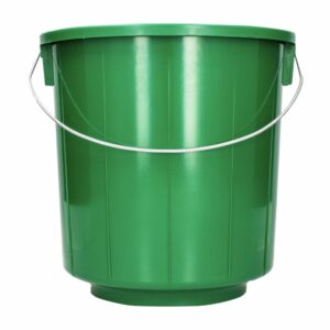 Balde Asa De Alambre Negro (2R) PLASTICOS CHEMPRO 12 L