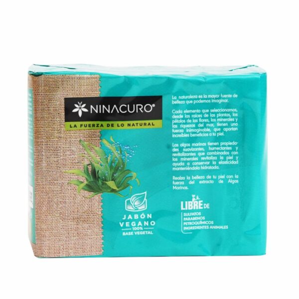Jabón De Tocador Algas Marinas Frescura Natural NINACURO 360 G - Imagen 2