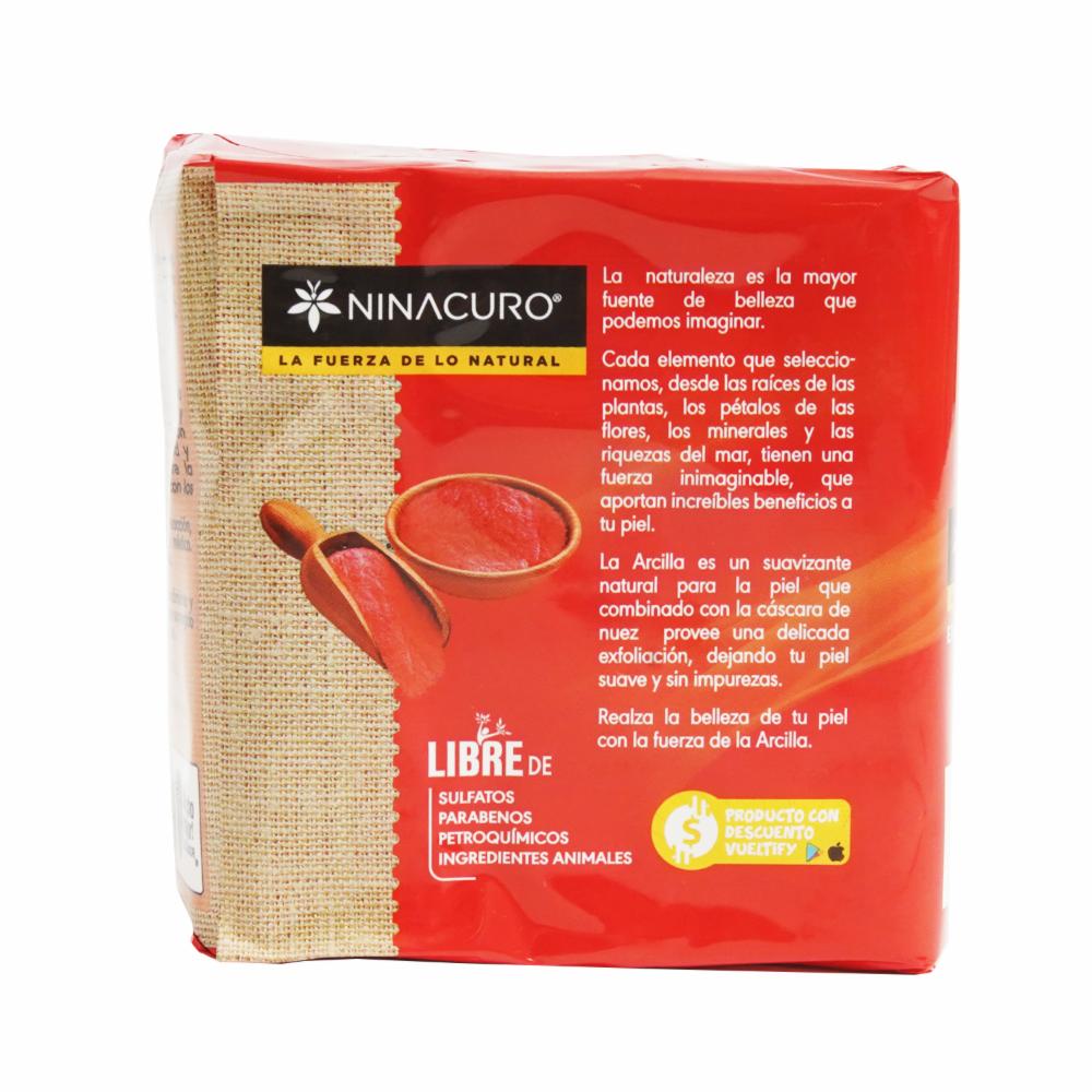 Jabón De Tocador Arcilla Exfoliación Natural NINACURO 360 G - Imagen 3