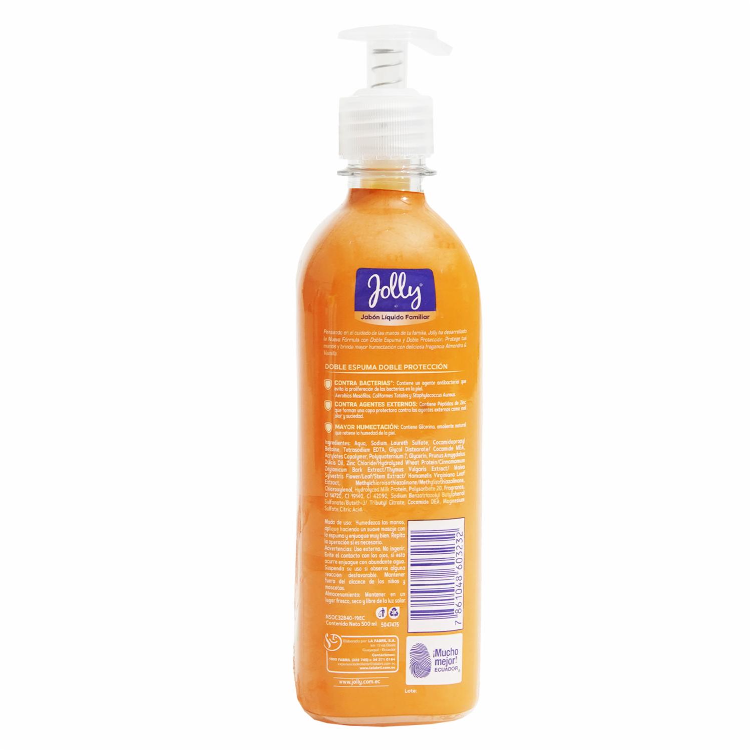 Jabón De Tocador Almendras JOLLY 500 Ml - Imagen 3