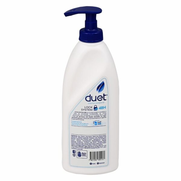Crema Corporal Humectante DUET 400 Ml - Imagen 2