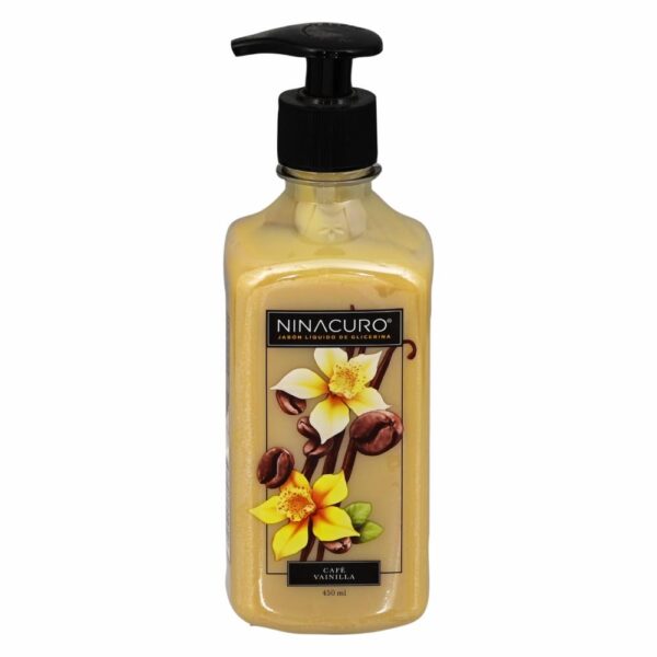 Jabón De Tocador Líquido Café Vainilla NINACURO 450 Ml
