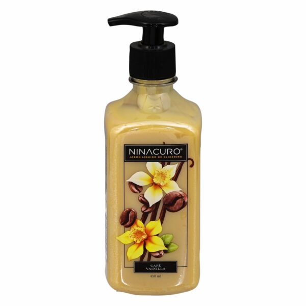 Jabón De Tocador Líquido Café Vainilla NINACURO 450 Ml