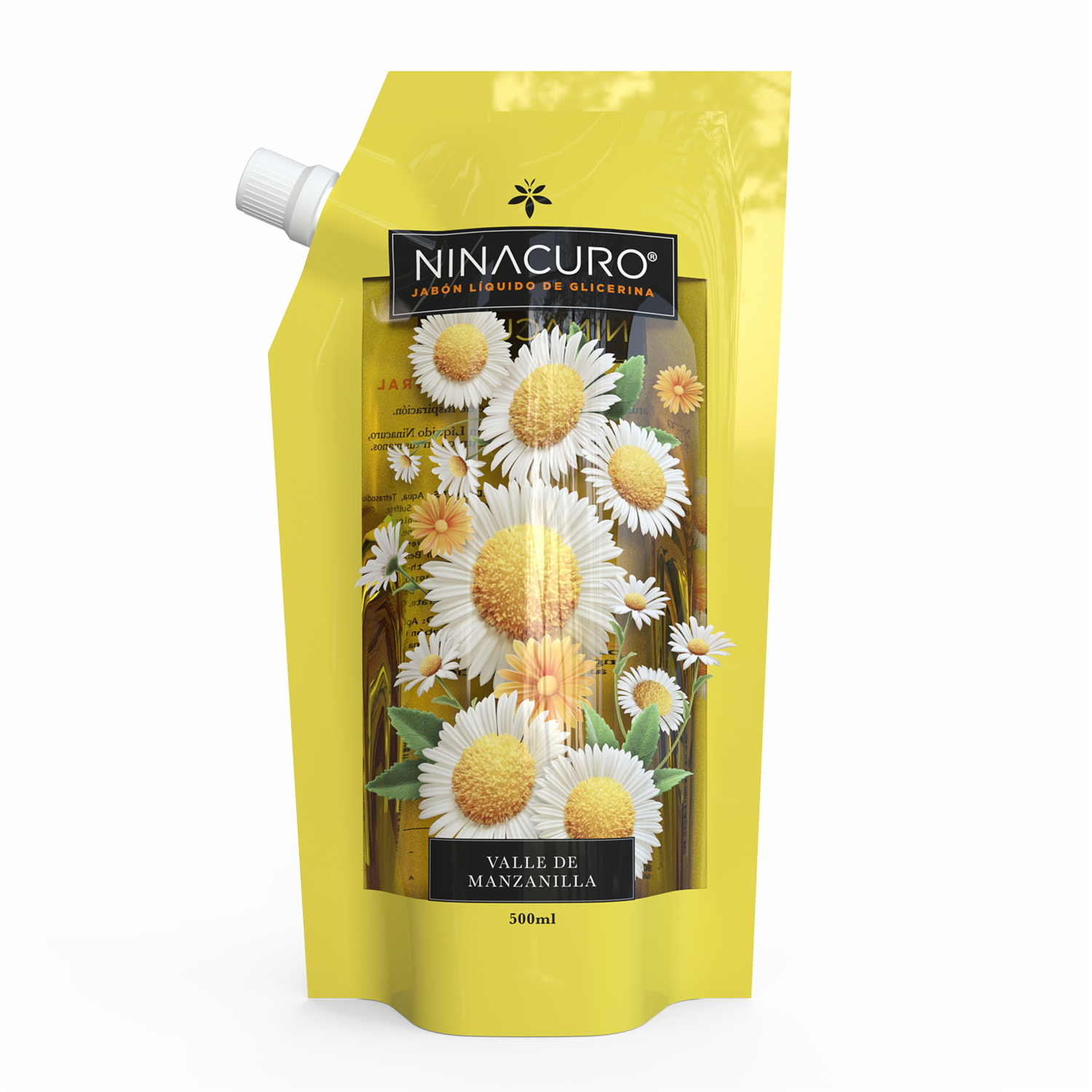 Jabón De Tocador Líquido Manzanilla Y Jalea De Miel NINACURO 500 Ml - Imagen 2