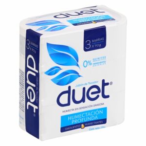 Jabón De Tocador Barra Humectante DUET 3X90G