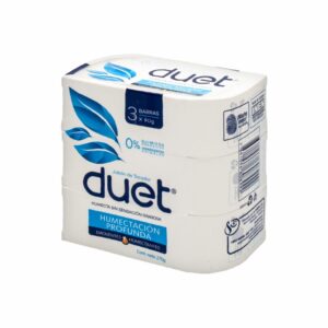 Jabón De Tocador Barra Humectante DUET 3X90G