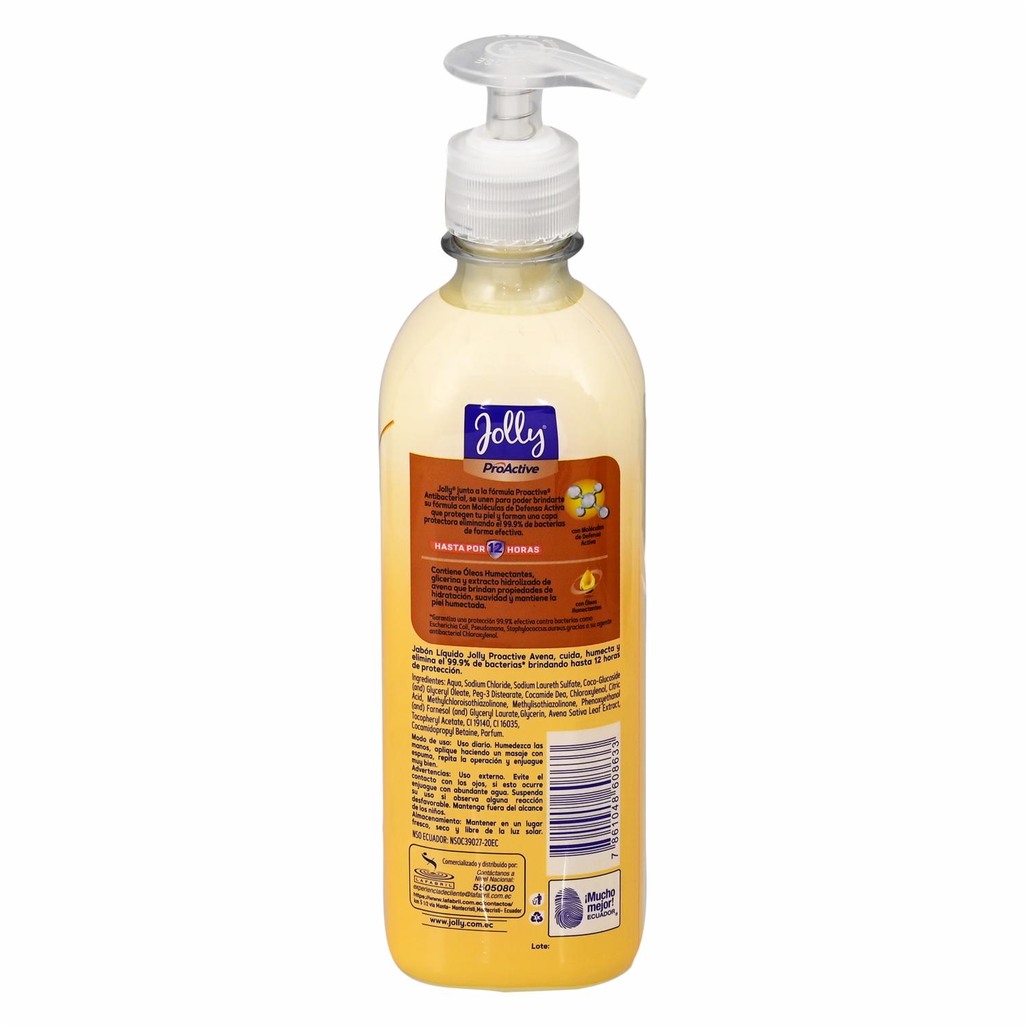 Jabón De Tocador De Avena JOLLY 500 Ml