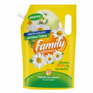 Jabón De Tocador Líquido De Manzanilla FAMILY 1900 Ml
