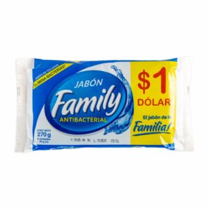 Jabón De Tocador En Barra Antibacterial FAMILY 270 G