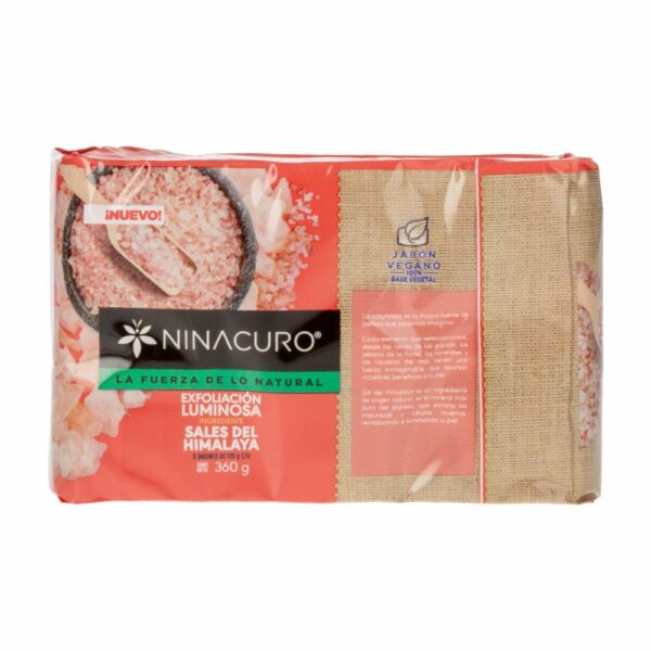 Jabón En Barra Vegano Con Sales Minerales NINACURO 6 X 120G - Imagen 2