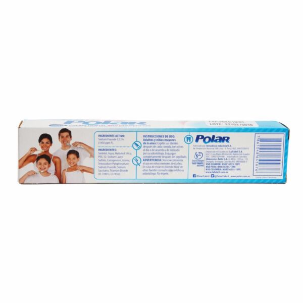 Crema Dental Sabor A Menta POLAR 75 Ml - Imagen 2