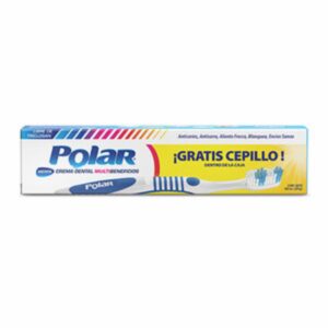 Crema Dental Sabor A Menta Gratis Cepillo POLAR 150 Ml