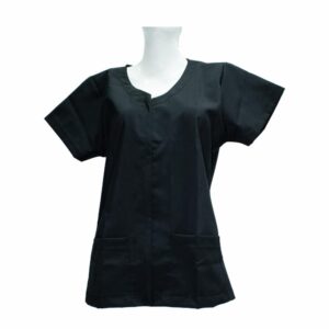 Blusa De Uniforme Negra UNIFORMES & SERVICIO