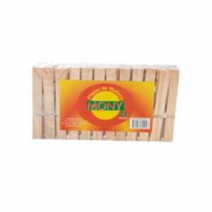 Pinzas Madera Mony MONY x 24 Uds