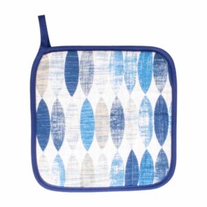 Agarradera Cuadrado Azul Océano HECHO AQUÍ 21 X 21 Cm