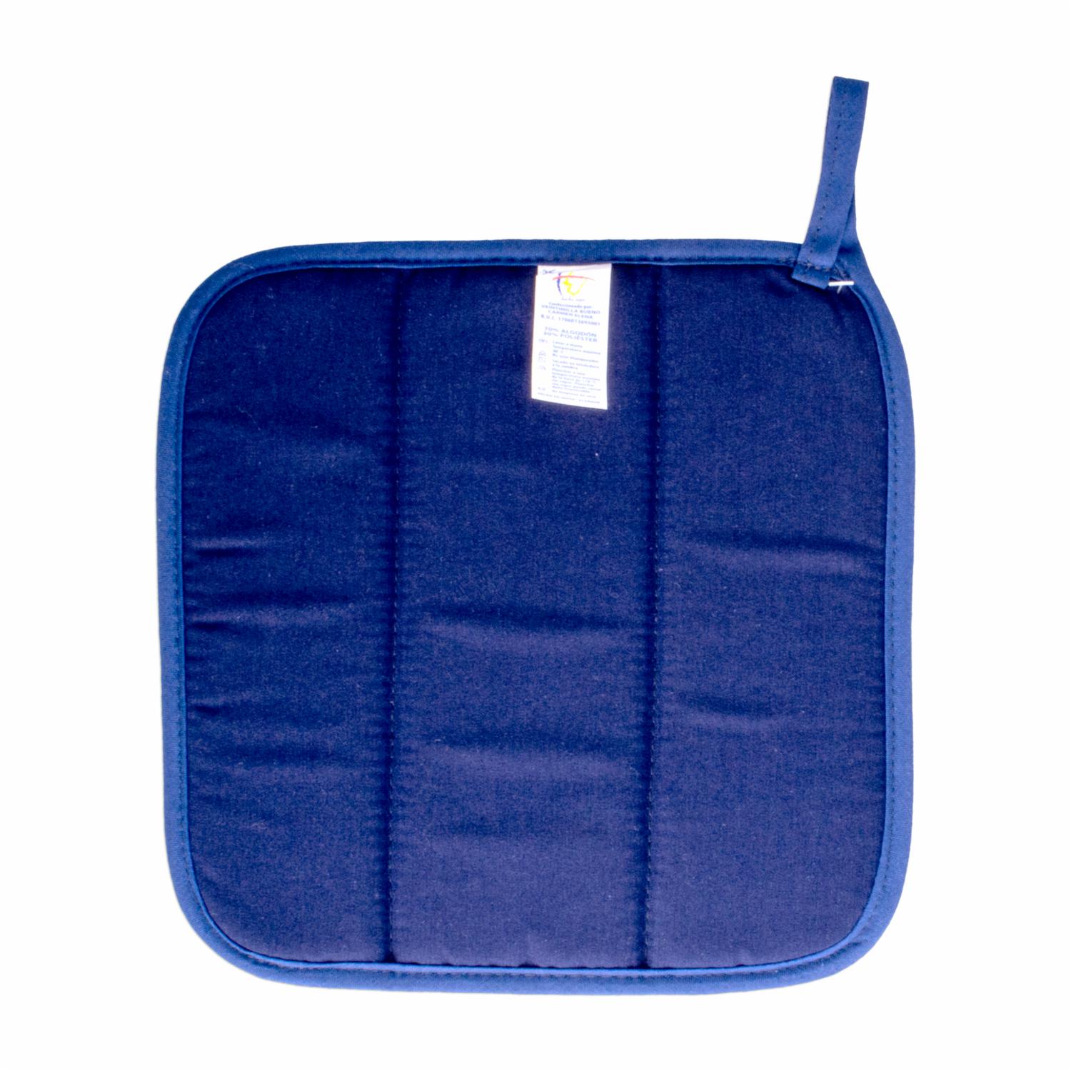 Agarradera Cuadrado Azul Océano HECHO AQUÍ 21 X 21 Cm - Imagen 2