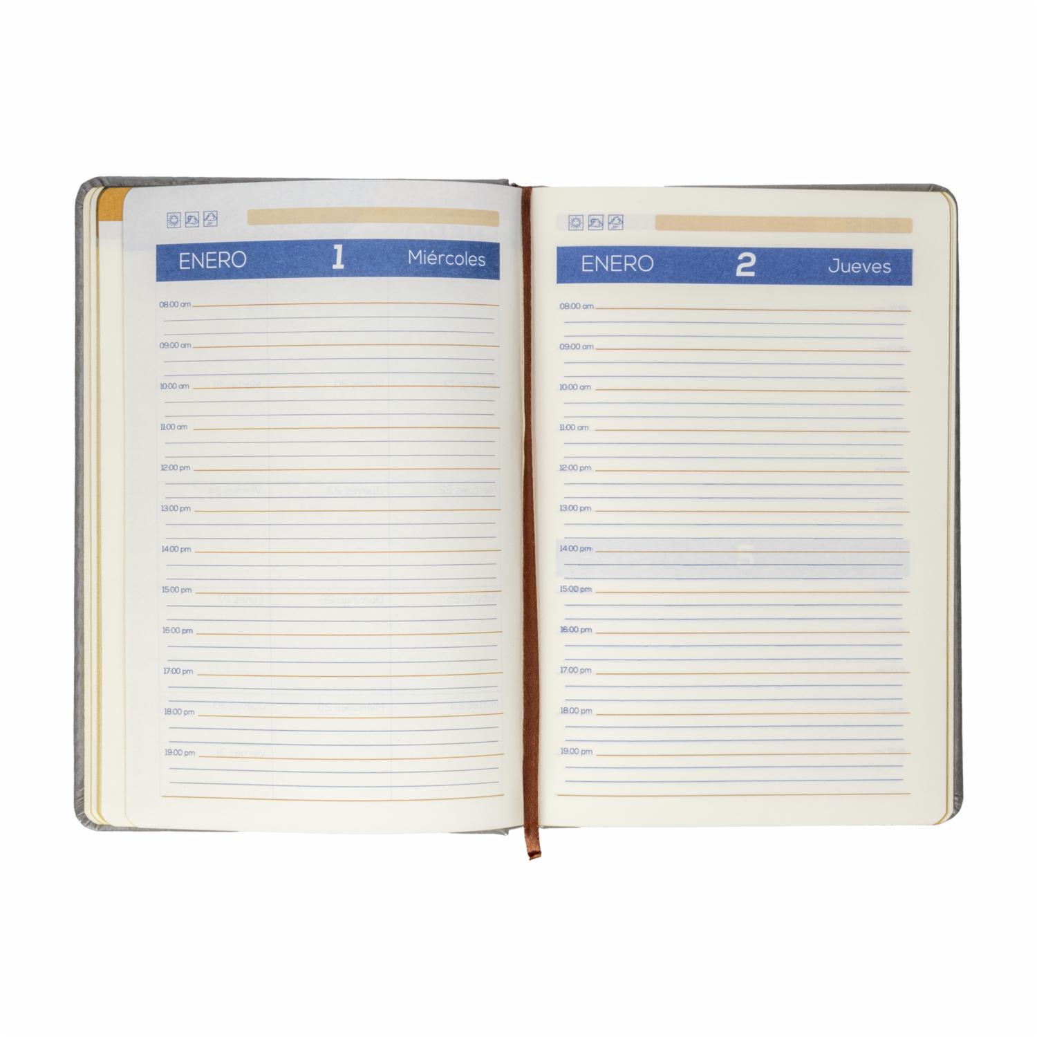 Agenda De Escritorio KINARY Tipo Cuero - Imagen 3