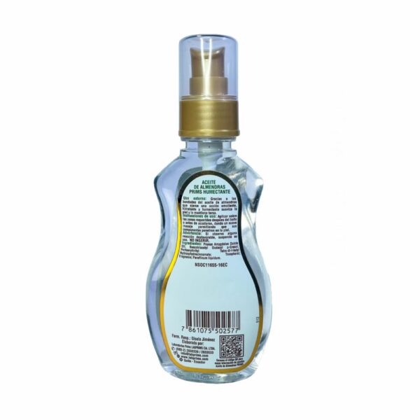 Aceite Cosmético Con Extracto De Almendras PRIMS 115 Ml - Imagen 2