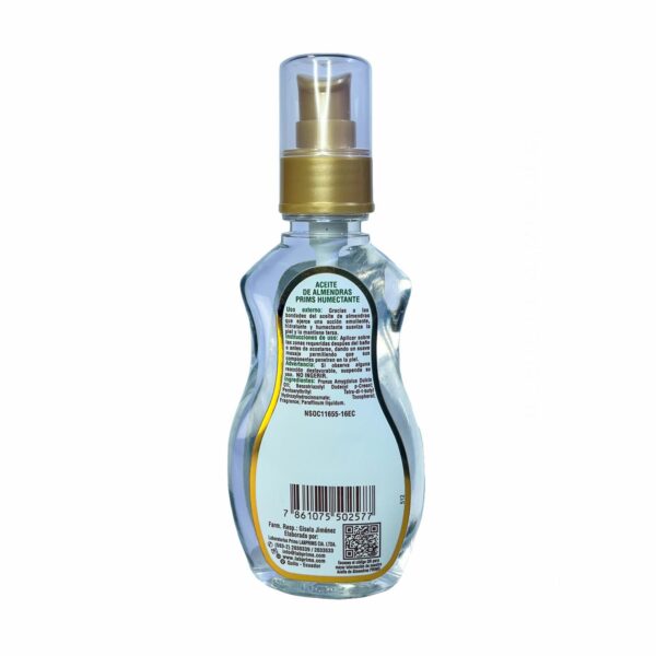 Aceite Cosmético Con Extracto De Almendras PRIMS 115 Ml - Imagen 2