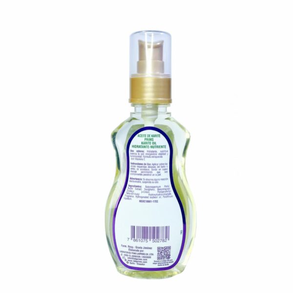 Aceite Cosmético Con Extracto De Karité PRIMS 115 Ml - Imagen 2