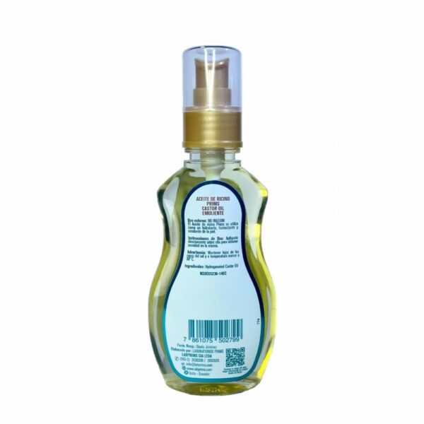 Aceite Cosmético Con Extracto De Ricino PRIMS 115 Ml - Imagen 2