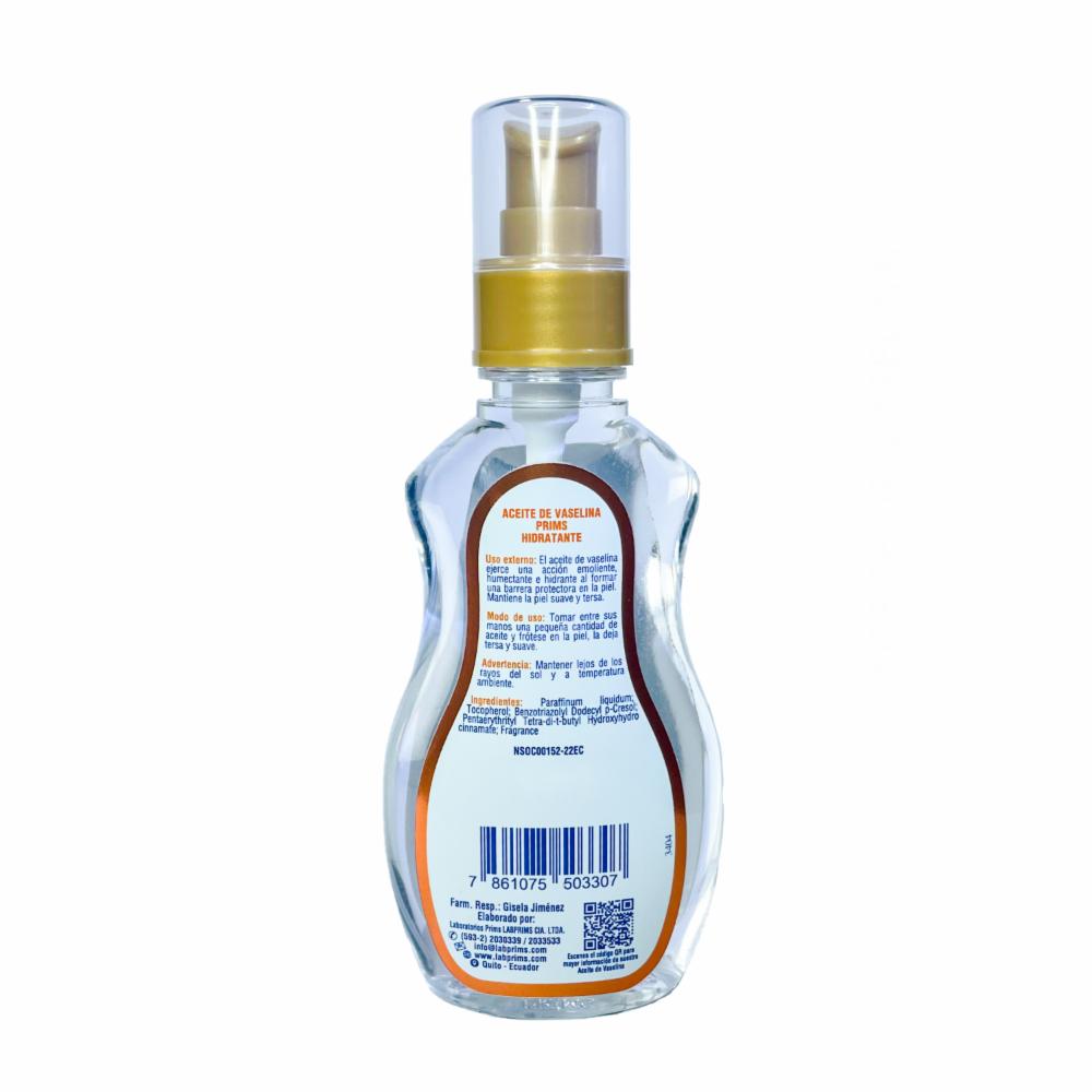 Aceite Cosmético De Vaselina PRIMS 115 Ml - Imagen 2