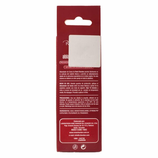 Ablandador De Canas X 2 Ampollas 13Ml RENE CHARDON 2 X 13 Ml - Imagen 2