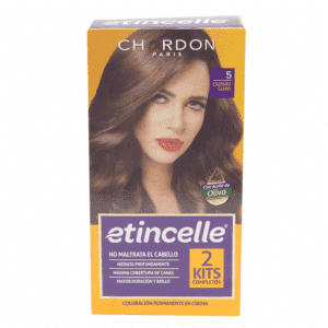 Tinte Coloración N° 5 Castaño Claro 2 Tubos ETINCELLE Unidad