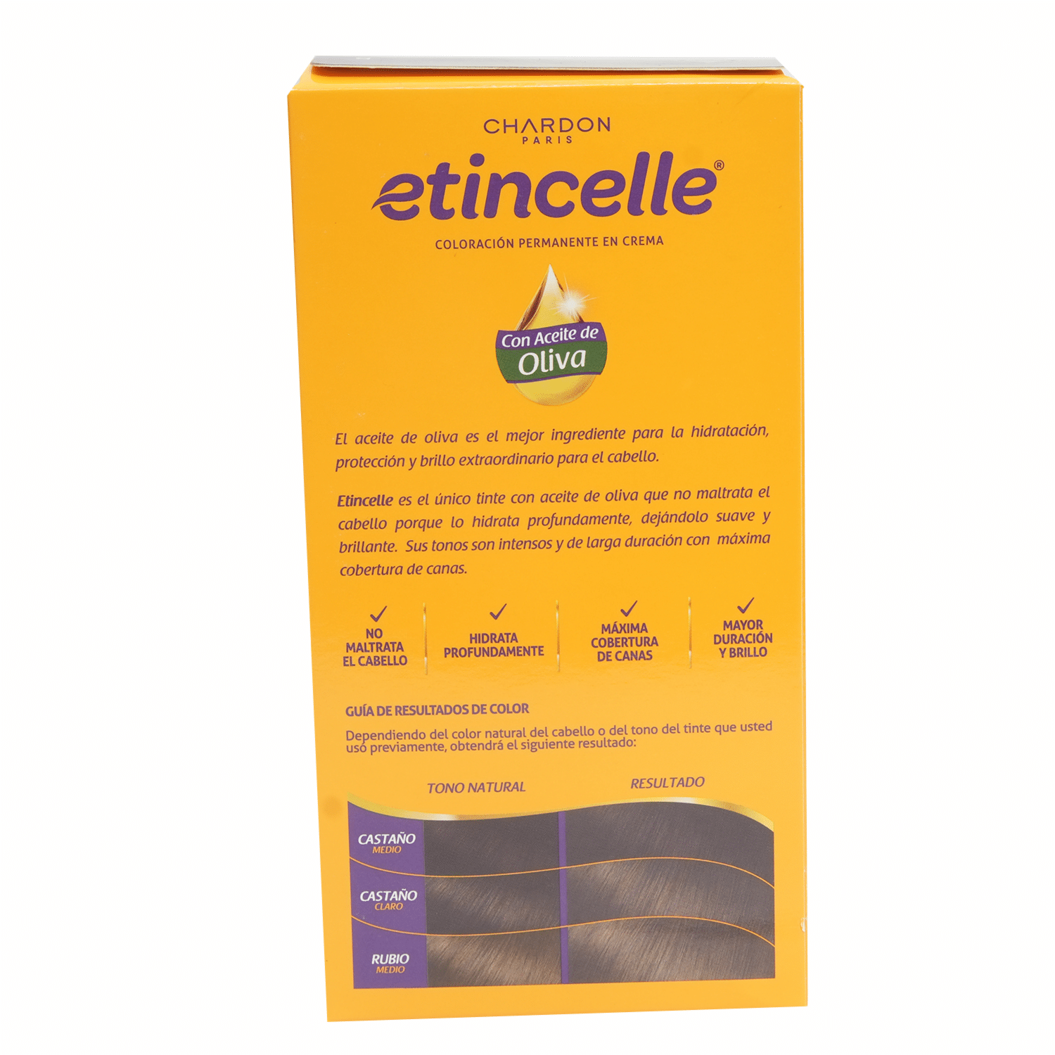 Tinte Coloración N° 5 Castaño Claro 2 Tubos ETINCELLE Unidad - Imagen 2