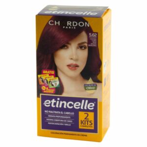Tinte Coloración N° 5.62 Castaño Claro Rojo Violeta 2 ETINCELLE Unidad