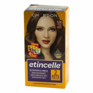 Tinte Coloración N° 5.38 Castaño Claro Dorado Marrón 2 ETINCELLE Unidad